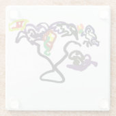 Black Ravens party Glasuntersetzer (Rückseite)