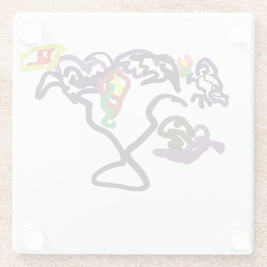 Black Ravens party Glasuntersetzer (Rückseite)