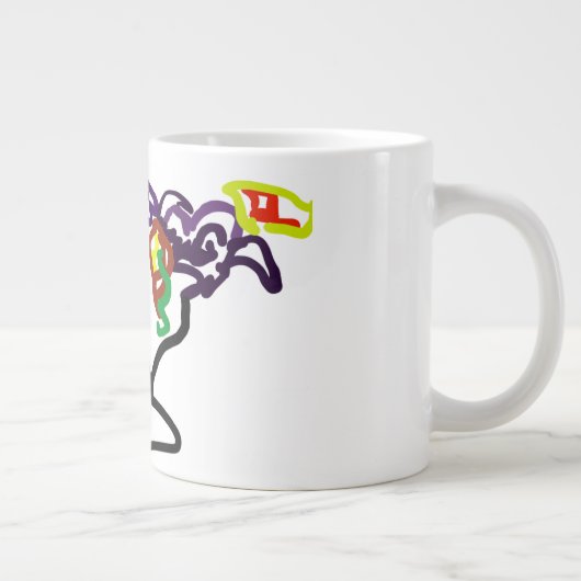 Black Ravens party Jumbo-Tasse (Rechts)