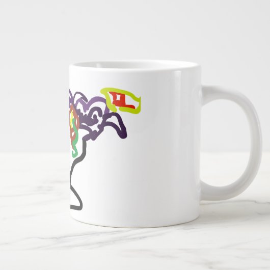 Black Ravens party Jumbo-Tasse (Rechts)