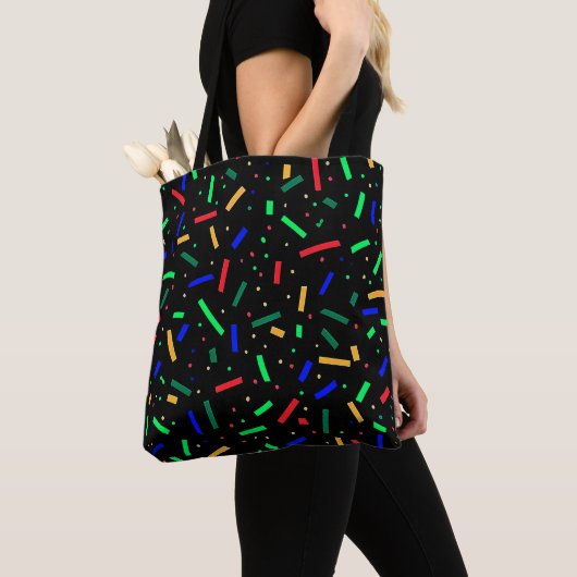 Black Red Blue Green Sprinklen Tasche (Von Nahem)