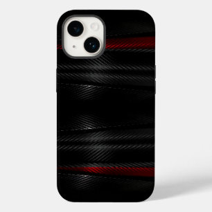 Black Red Bold Grafische Maskuline für Ihn Men's Case-Mate iPhone 14 Hülle