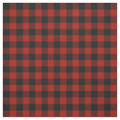 Black & Red Buffalo Checkered Kariert Rustikal Stoff (Muster)