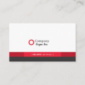 Black & Red Business Cards 10 Pack mit 100 Stück Visitenkarte (Rückseite)