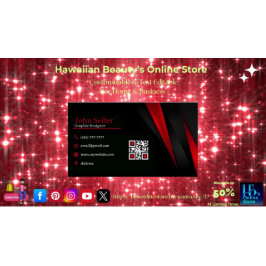 Black & Red Business Cards 44 Pack mit 100 Stück Visitenkarte