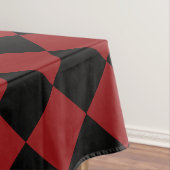 Black Red Chess Tableclout Tischdecke (Beispiel)