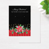 Black & Red Christmas Earring Cards (Schreibtisch)