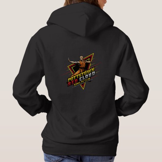 Black Red Cloud Kung Fu Club Hoodie (Rückseite)