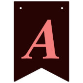 Black Red Confetti Happy Birthday Bunting Flags Wimpelkette (Dritte Fahne)