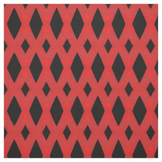 Black & Red Diamonds Stoff (Muster)