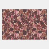 Black Red Gold Feathday Geschenkpapier Set (Vorderseite 2)