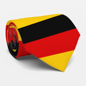 Black Red Gold Stripes Deutschland Krawatte (Gerollt)