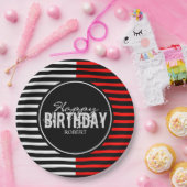 Black & Red Happy Birthday Paper Teller (Party)