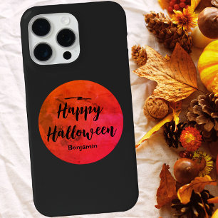 Black Red Moon Gothic Horror Beängstigend Happy Ha Case-Mate iPhone Hülle