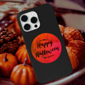Black Red Moon Gothic Horror Beängstigend Happy Ha Case-Mate iPhone Hülle