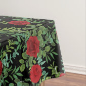 Black Red Wedding Dark Gothic Rose Tischdecke (Beispiel)