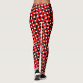 Black Red White Classy Leggings (Rückseite)