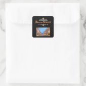 Black Regent Street Aufkleber (Tasche)