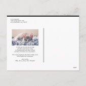 Black Retro Bold Typografy Foto Frohe Weihnachten (Rückseite)