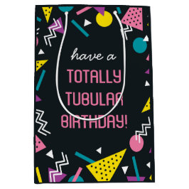 Black Retro Funny 80er Slang Geburtstagsgeschenkta Mittlere Geschenktüte