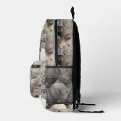 Black Rhino Bedruckter Rucksack (Rechts)
