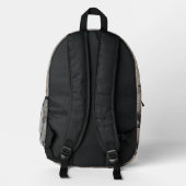 Black Rhino Bedruckter Rucksack (Rückseite)