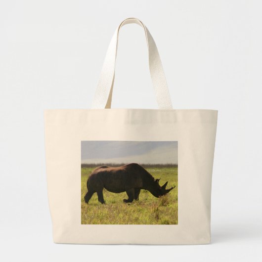 Black Rhino - Beutel Jumbo Stoffbeutel (Vorne)