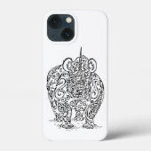Black Rhino Design Case-Mate iPhone Hülle (Rückseite)