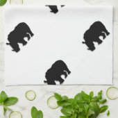 Black Rhino Handtuch (Gefaltet)