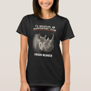 Black Rhino Picture Wildlife Supporter T-Shirt