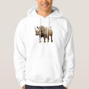 Black Rhino Pullover Hoodie
