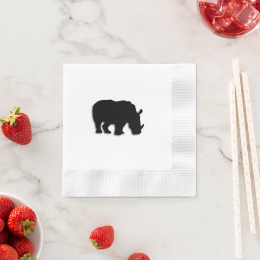 Black Rhino Serviette (Beispiel)