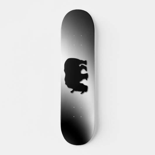 Black Rhino Skate Board Skateboard (Vorne)