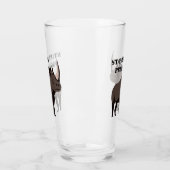 Black Rhino Stehend Proud Glas (Links)