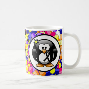 Black Ribbon Penguin Kaffeetasse