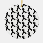 Black Ribbons Keramikornament (Vorne)
