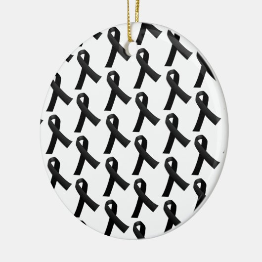 Black Ribbons Keramikornament (Links)
