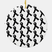 Black Ribbons Keramikornament (Hinten)