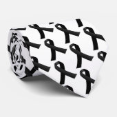Black Ribbons Krawatte (Gerollt)