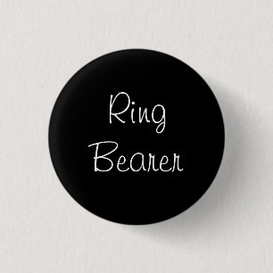 Black Ring Beader Button
