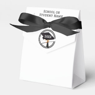 Black Ring on Grad Cap Abschluss Geschenkschachtel