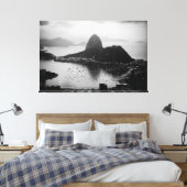 Black Rio de Janeiro - Brasil Leinwanddruck (Insitu (Schlafzimmer))