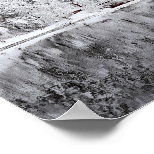 Black River Harbour Bridge, Michigan Poster (Ecke)