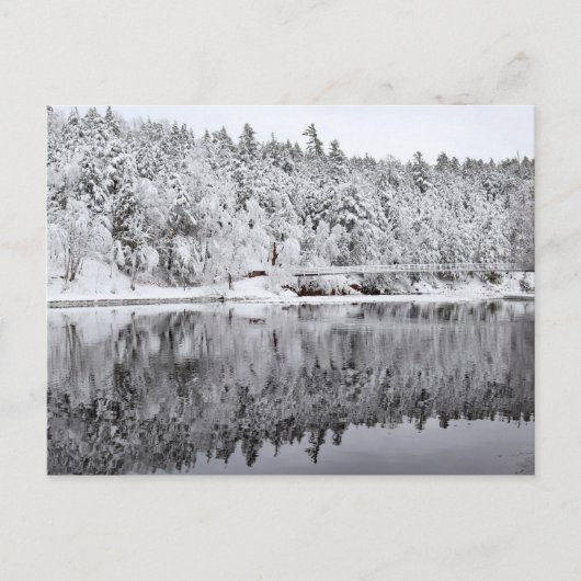 Black River Harbour Bridge, Michigan Postkarte (Vorderseite)