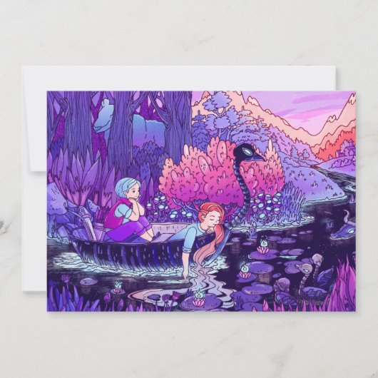 Black River Trip Postkarte (Vorderseite)