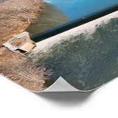 Black Rock Dam Schuylkill River Poster (Ecke)