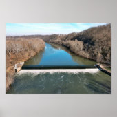 Black Rock Dam Schuylkill River Poster (Vorne)