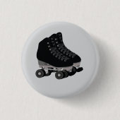 Black Rollerskates Button (Vorderseite)