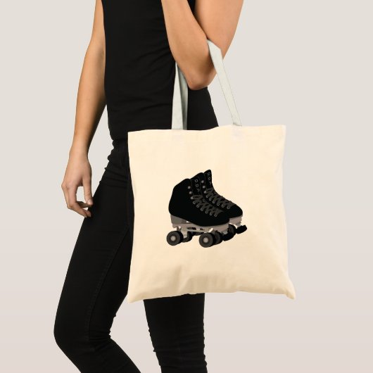 Black Rollerskates Tote Bag Tragetasche (Vorderseite (Produkt))