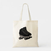 Black Rollerskates Tote Bag Tragetasche (Rückseite)